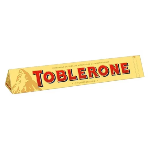 Toblerone Swiss Milk Chocolate With Honey Almond Nougat 100g