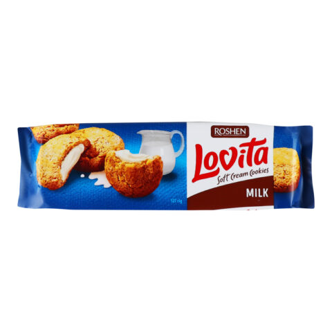 Roshen Lovita Soft Cream Cookies Milk 127g