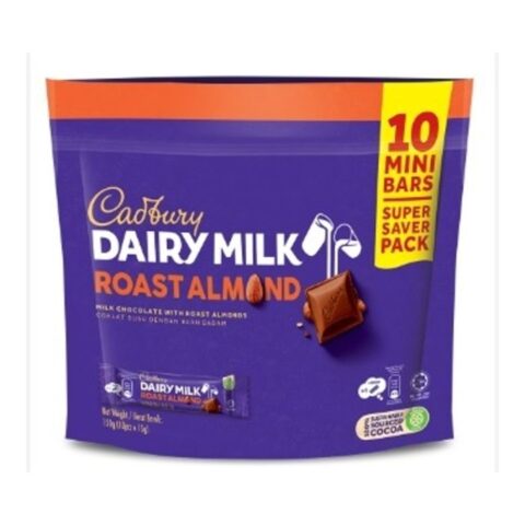 Cadbury Dairy Milk Roast Almond Family Pack 150g