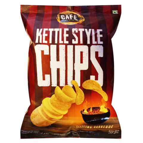 Bikaji Cafe Kettle Style Sizzling Barbeque Chips 35g