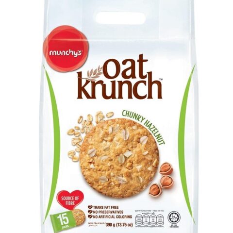 Munchys Oat Krunch Chunky Hazelnut 390g