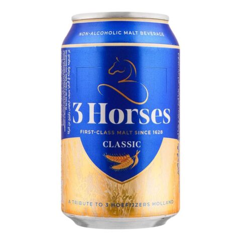 3 Horses Classic Malt Beverage - 330ml