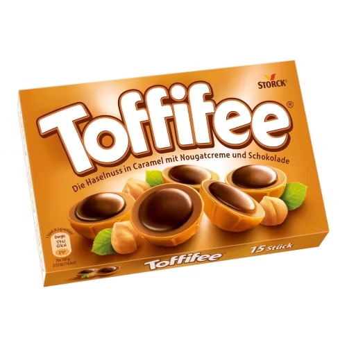Storck Toffifee Hazelnut in Caramel with Creamy Nougat and Chocolate -125g