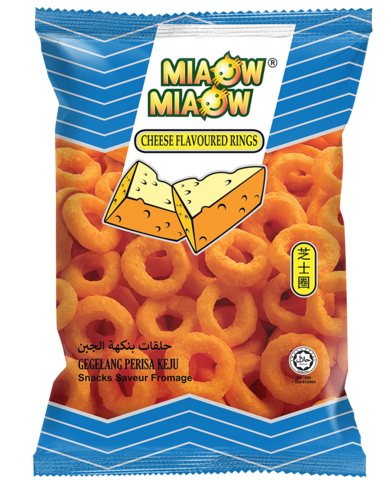 Miaow Miaow Cheese Flavoured Rings 150g