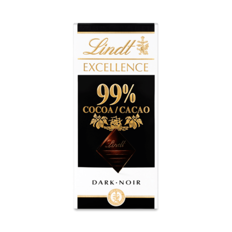 Lindt Excellence Dark Chocolate 99% Cocoa 50G